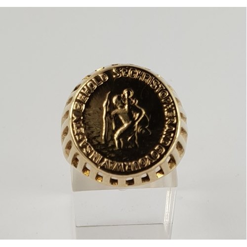 9ct gold st on sale christopher ring